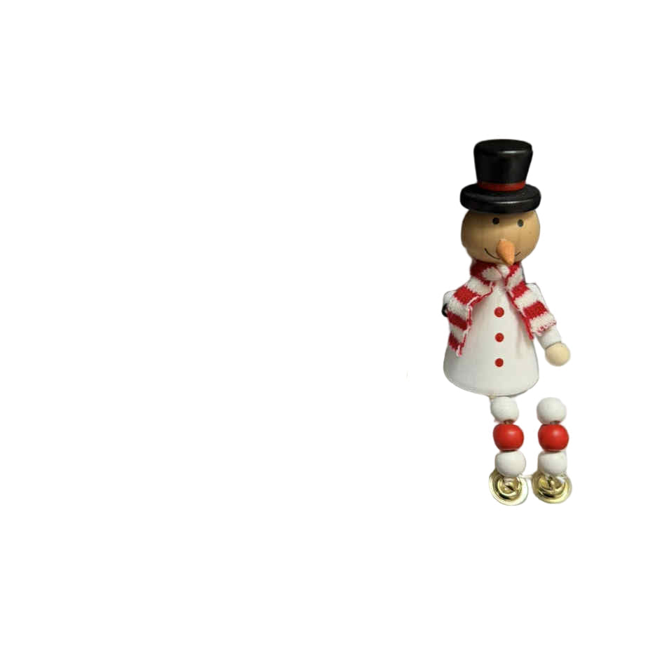 Wooden Snowman Christmas Shelf Sitter 41932