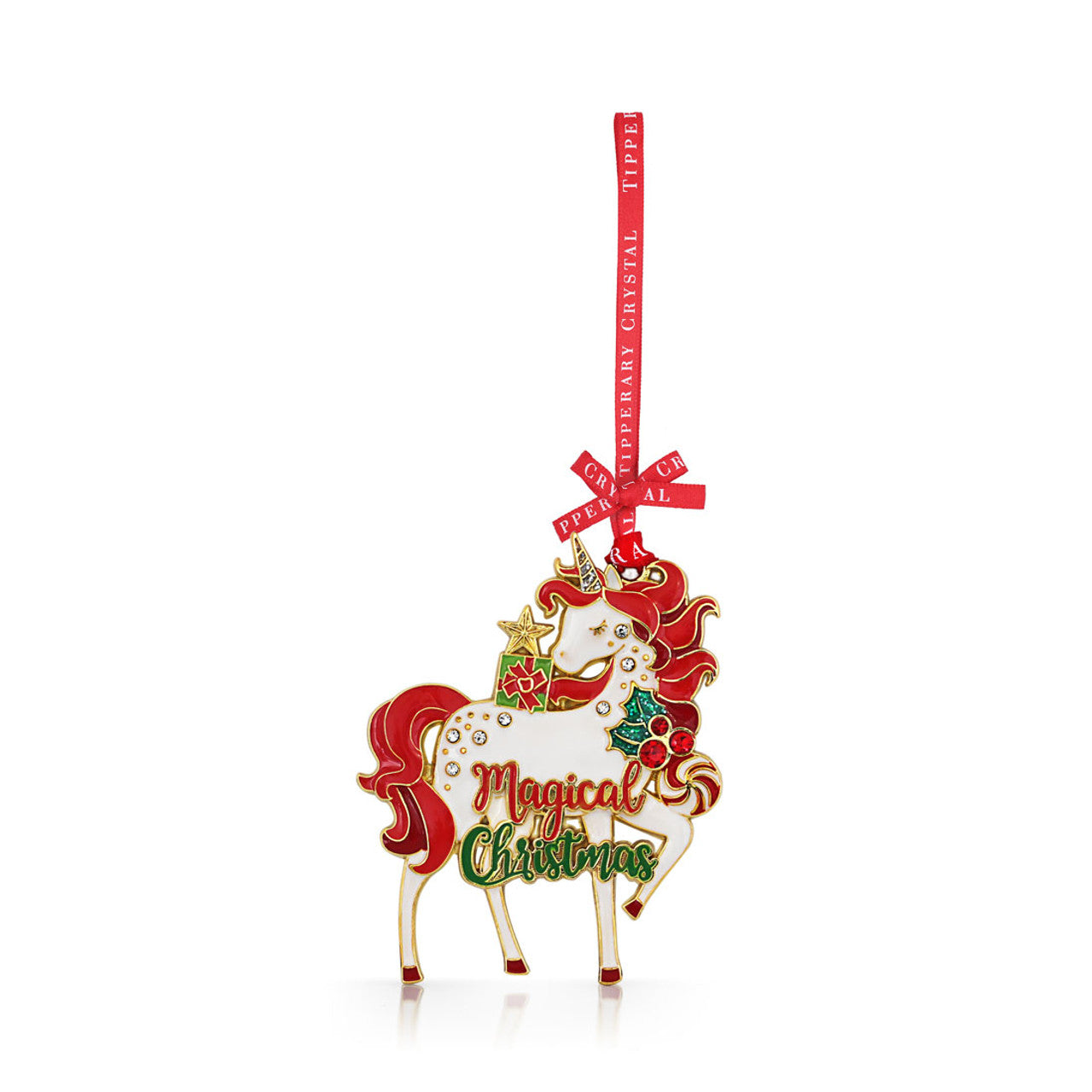 Unicorn Sparkle Boxed Metal Ornament 34132
