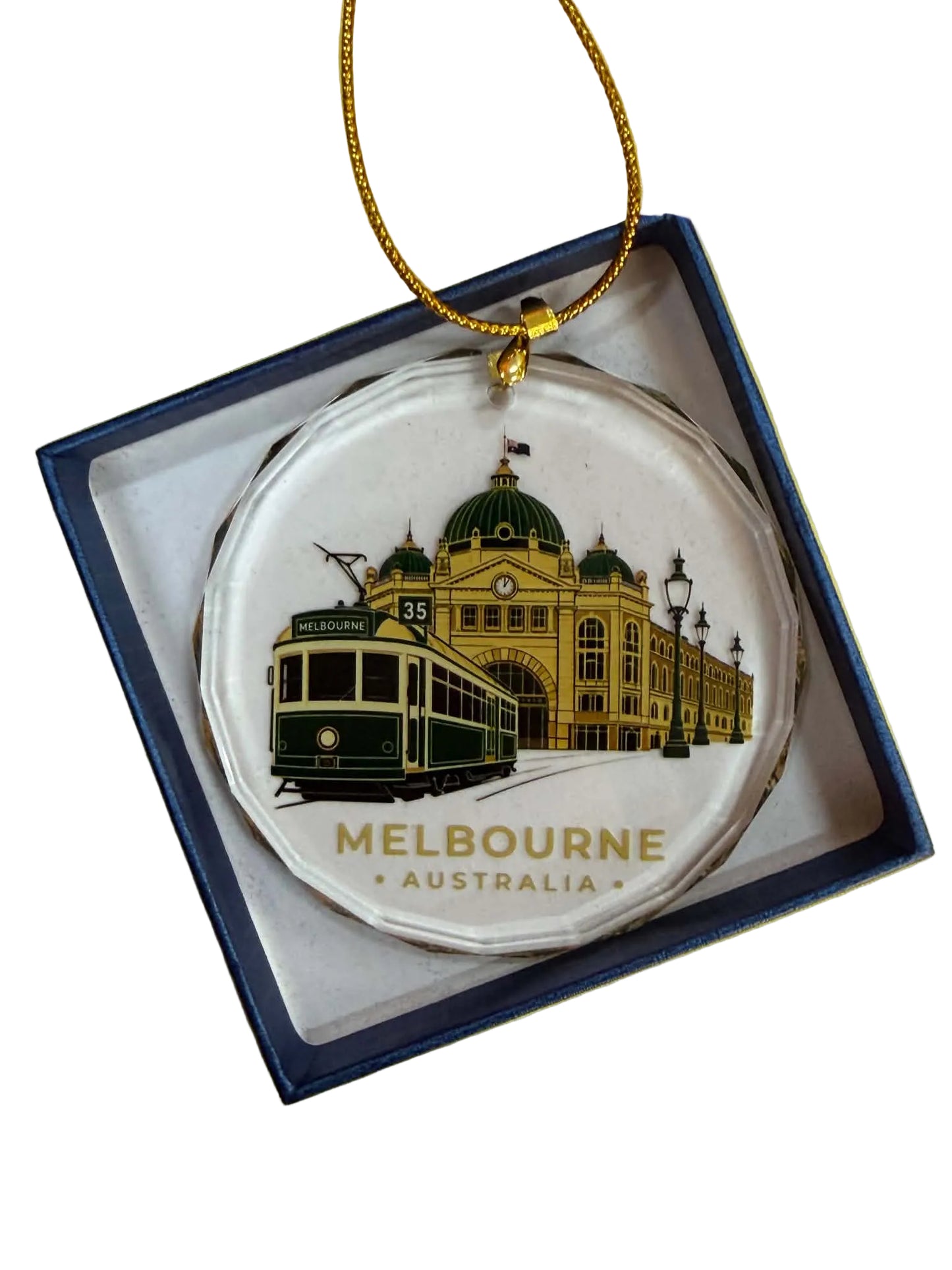 Melbourne Tram Disc Tree Ornament 47705