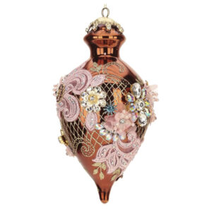 Mark Roberts - King's Jewel Finial Hanging Ornament Copper Shiny - 37252