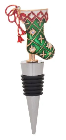 XMAS Bottle Stopper - Christmas Stocking- 42878
