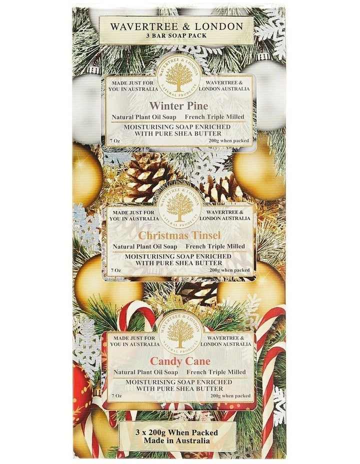 Wavertree & London Christmas Trio Soap Set 13898