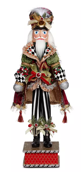 Mark Roberts - 23" Black & White Nutcracker (Small)
