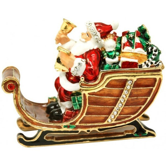Santa Sleigh Trinket Box 24719