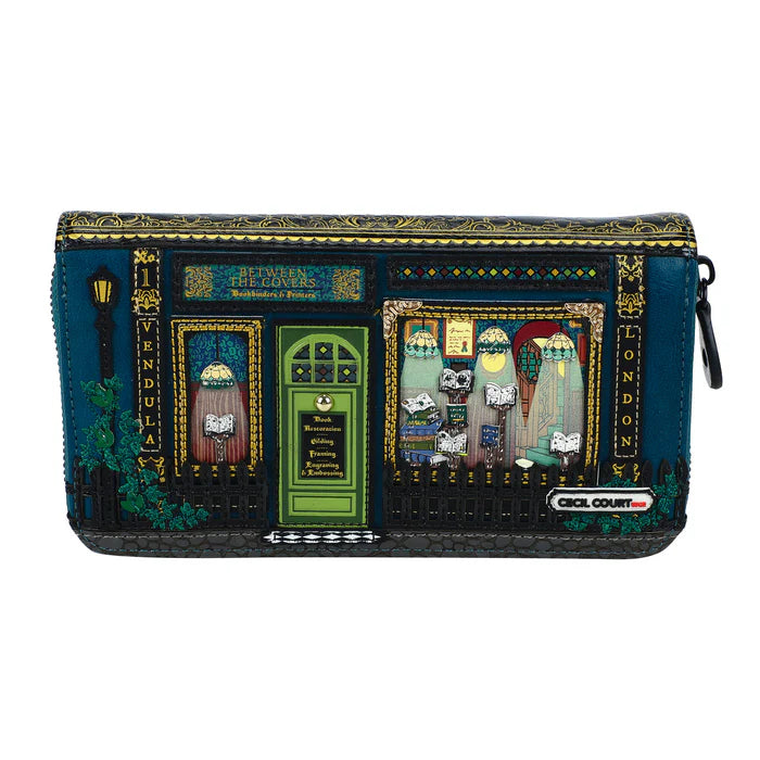 Vendula London Between the Covers Bookbinders Large Ziparound Wallet 33419