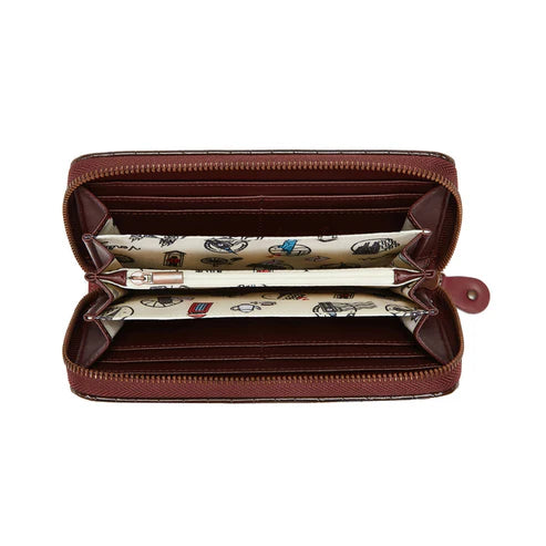 Vendula London Mystic Wicks Candle and Wandmakers Large Ziparound Wallet 33419