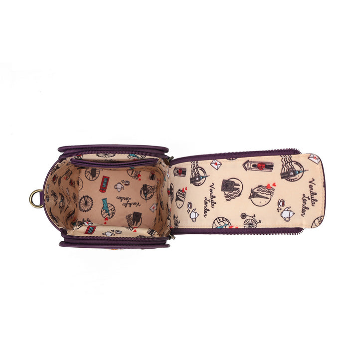 PRE-ORDER Vendula London - The Vendula Travelling Library Bookshop - Book Nook Telephone Box Bag 42621