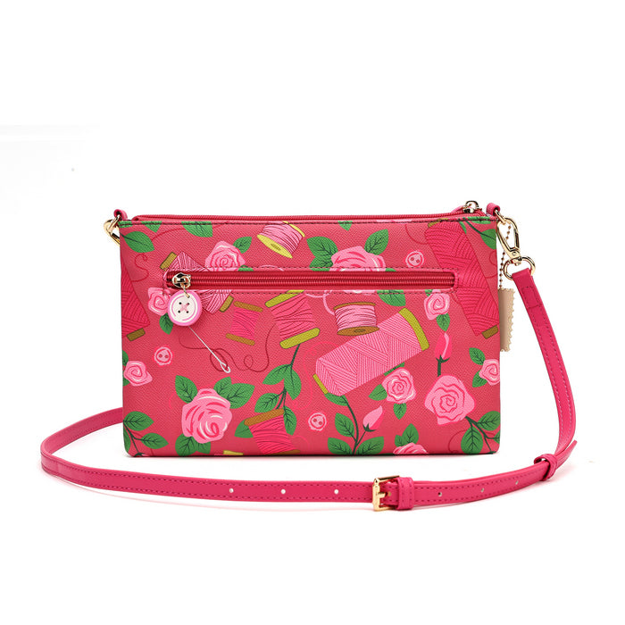 PRE-ORDER Vendula London - Pink Ribbon Sewing Box Scrapbook - Kate Bag 42663