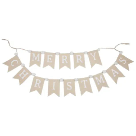 Neutral Merry Christmas Bunting 41314