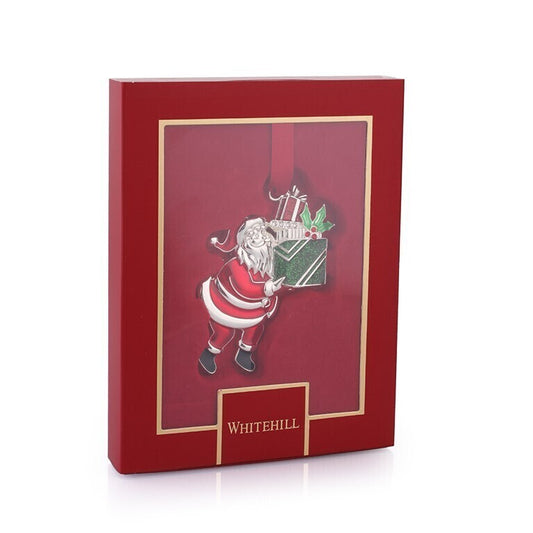 Santa with Giftbox Hanging Ornament 26974