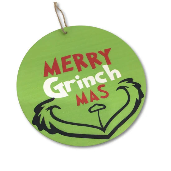 20cm Merry Grinchmas Green Hanging ( Grinch Christmas )37651