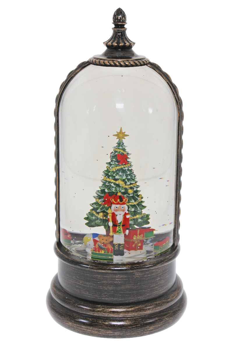W-S Motion Dome Nutcracker Train Lantern 27537