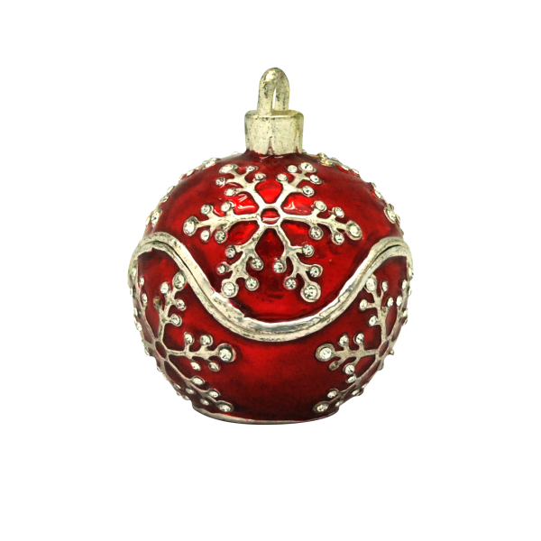 Xmas Bauble Trinket Box 38494