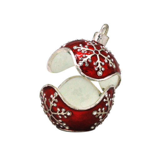 Xmas Bauble Trinket Box 38494