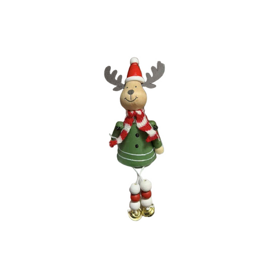 Wooden Reindeer Christmas Shelf Sitter 41932