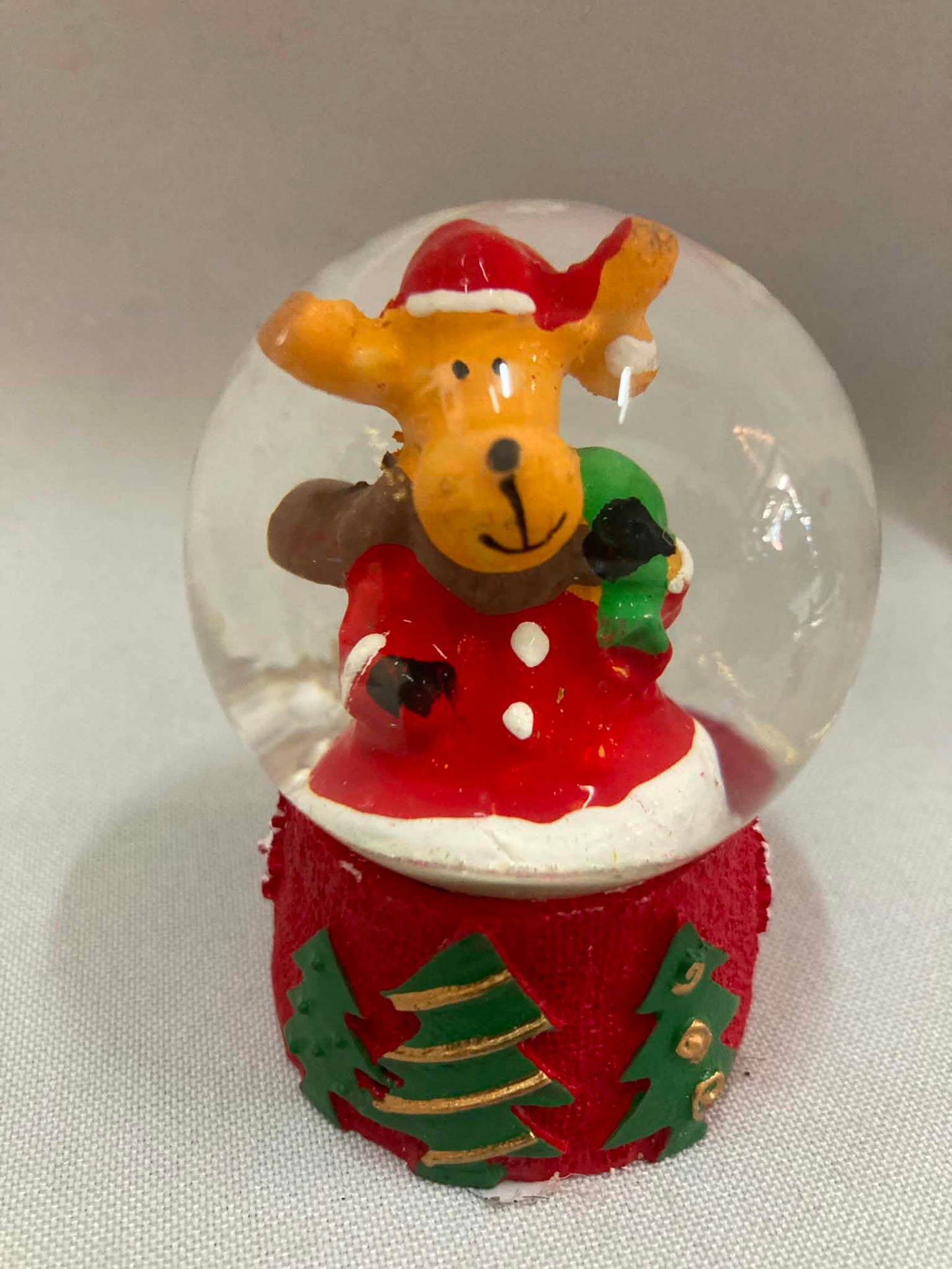 Mini Christmas Waterball Globe Reindeer 42889