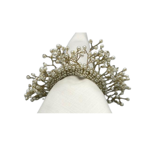 Semi Circle Napkin Holder Pearl 41433pearl
