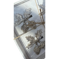 Napkin Rings Set of 4 Acorn silver 38164