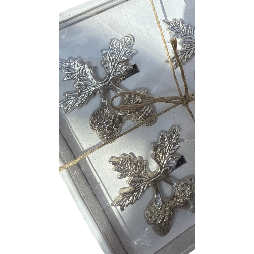 Napkin Rings Set of 4 Acorn 38164