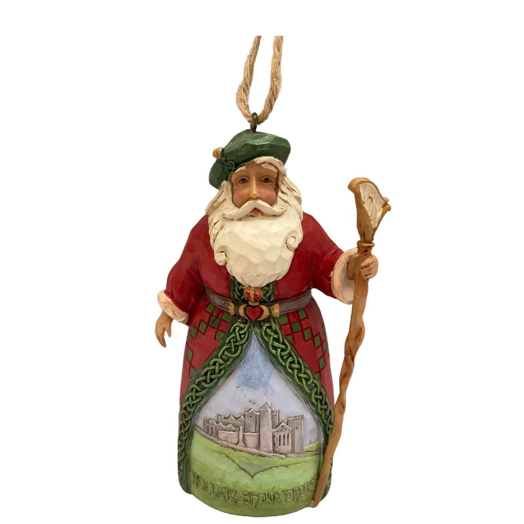 HWC Hanging National Santa (Irish) 22661