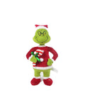 Happy Shuffle Grinch w Candy Cane (red and green) 36873