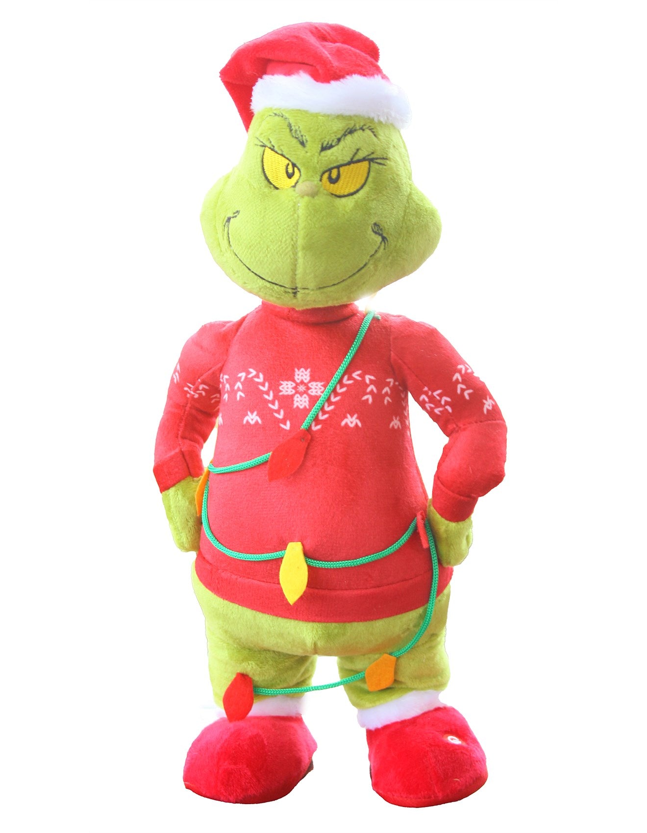 Small Side Stepper Grinch with Red Sweater 37700