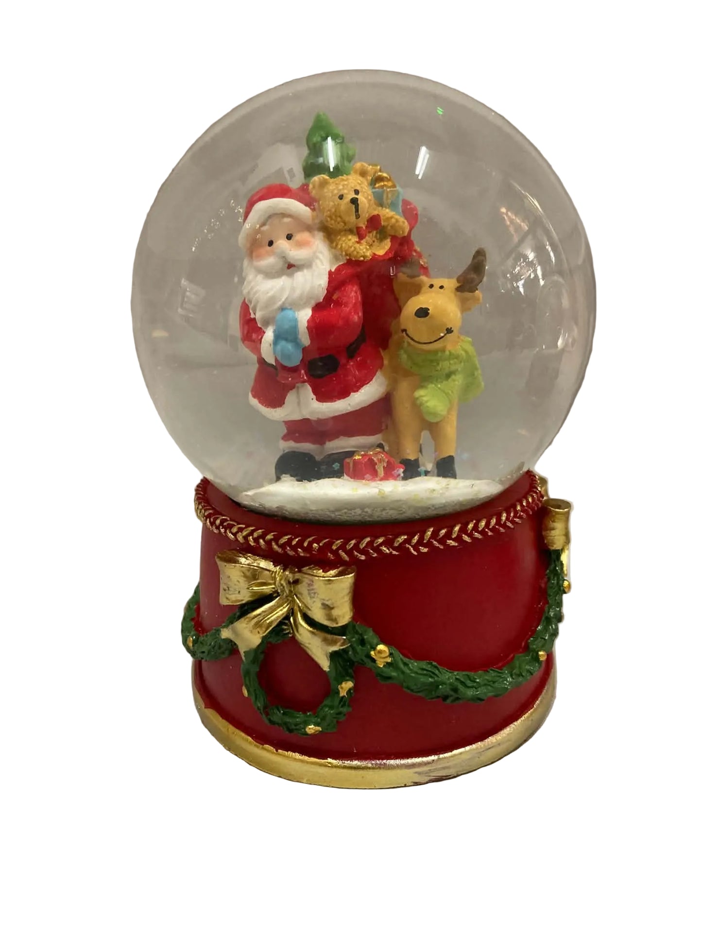 Christmas Musical Waterball with Santa and Reindeer 42882