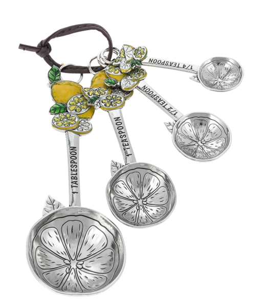 Tamboril Measuring Spoons Lemons set of 4 24384j