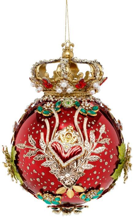 Mark Roberts - Crown Jewels Ornament, Red - 7 Inches, 42159