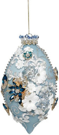 Mark Roberts -  Kings Jewel Ball Ornament, Blue- 8 Inches 42172