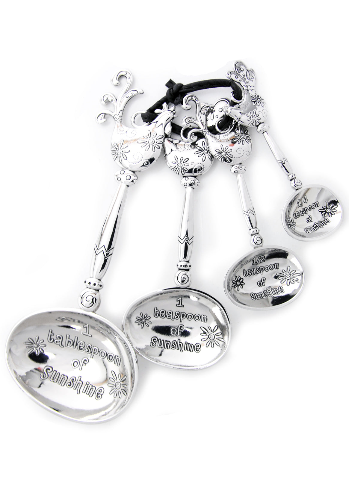 Tamboril Measuring Spoons Chickens full of Love set of 4 24384l