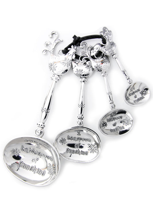 Tamboril Measuring Spoons Chickens full of Love set of 4 24384l