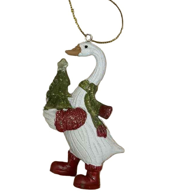 Goose Hanging Ornament Christmas Tree 41647