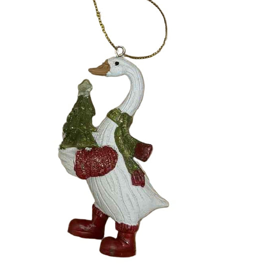 Goose Hanging Ornament Christmas Tree 41647