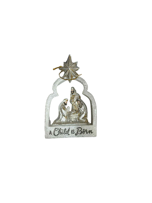 Nativity Hanging Ornament 40945c