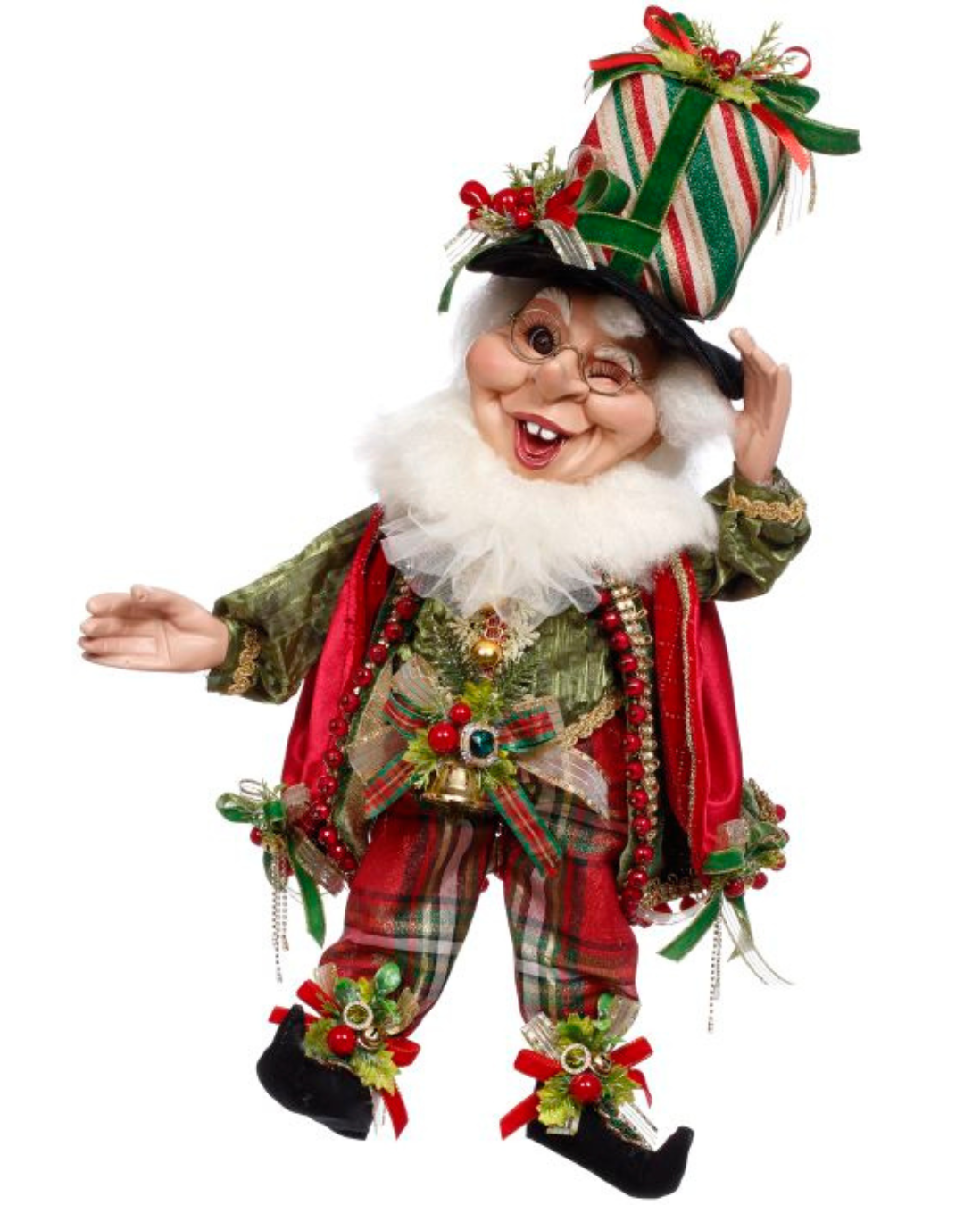 Mark Roberts Christmas Present Elf, Medium (Red and Green)  - 21.5 Inches 42043