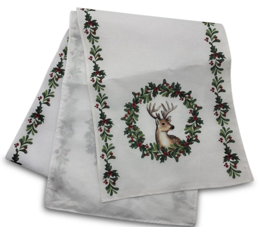 Christmas Table Runner Deer 170x 33cm