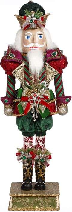 Mark Roberts Traditional Nutcracker(red) Medium 33.5" 37221