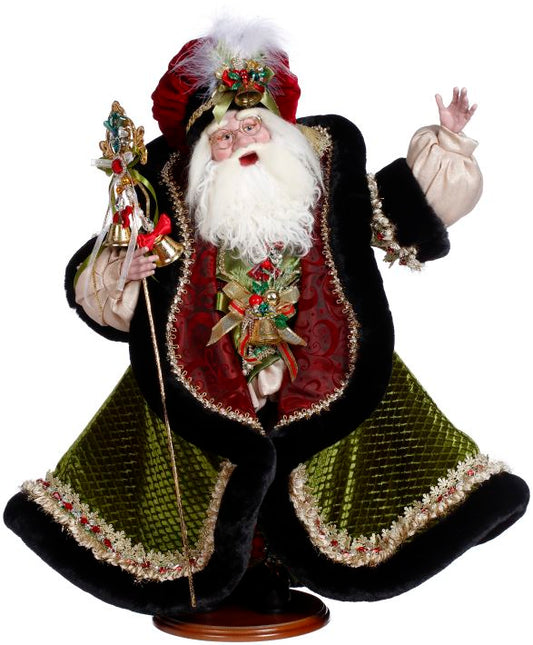 Mark Roberts Bell Ringer Santa - 24 Inches 27423