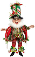 Mark Roberts Christmas Present Elf Small 14 Inches (Red and Green) 42042