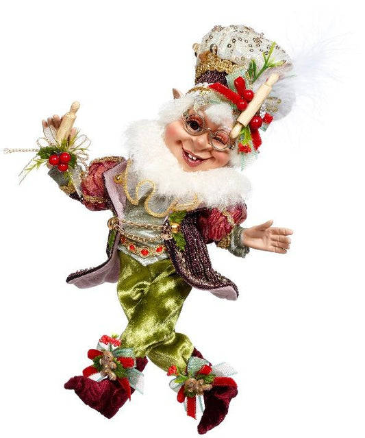 Mark Roberts Confectioner Elf, Small (Red Green) - 12 Inches 42044