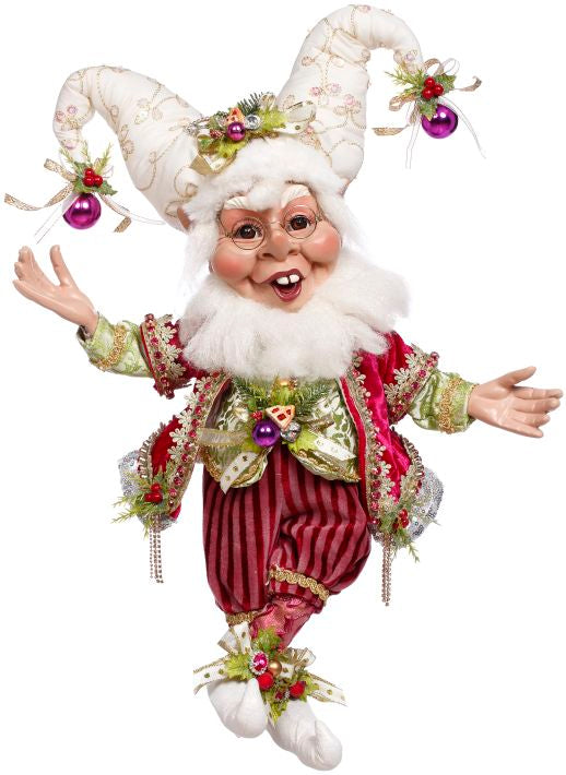 Mark Roberts Raspberry Cookie Elf, Medium - 18 Inches-42059