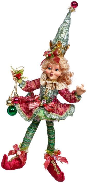 Mark Roberts - North Pole Joyful Elf, Small - 14.5 Inches, 42064