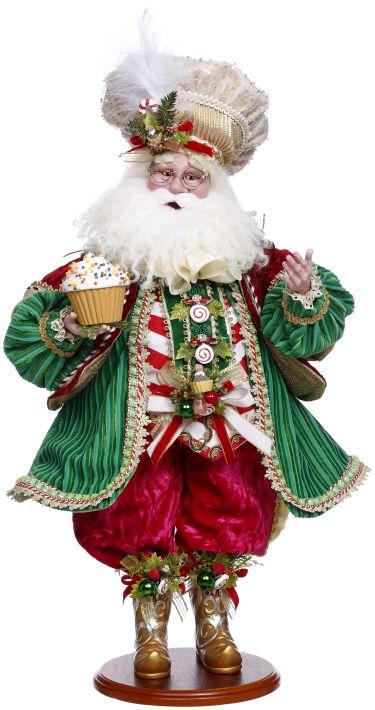 Mark Roberts  Cupcake Santa - 25.5 Inches 42067