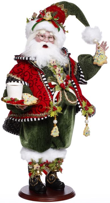 Mark Roberts Cookies and Milk Santa - 25.5 Inches 42070