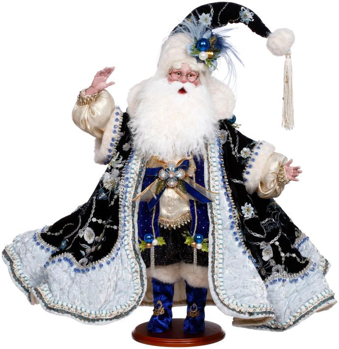 Mark Roberts Blue Suede Shoes Santa - 25.5 Inches 42074