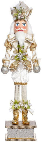 Mark Roberts White Christmas Nutcracker, Small - 23.5 Inches 42077