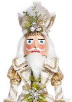 Mark Roberts White Christmas Nutcracker, Small - 23.5 Inches 42077