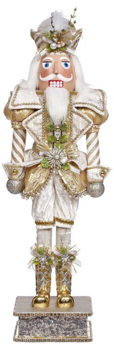 Mark Roberts White Christmas Nutcracker, Medium - 34 Inches 42078