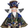 Mark Roberts Peacock Nutcracker, Small - 23.5 Inches 42081